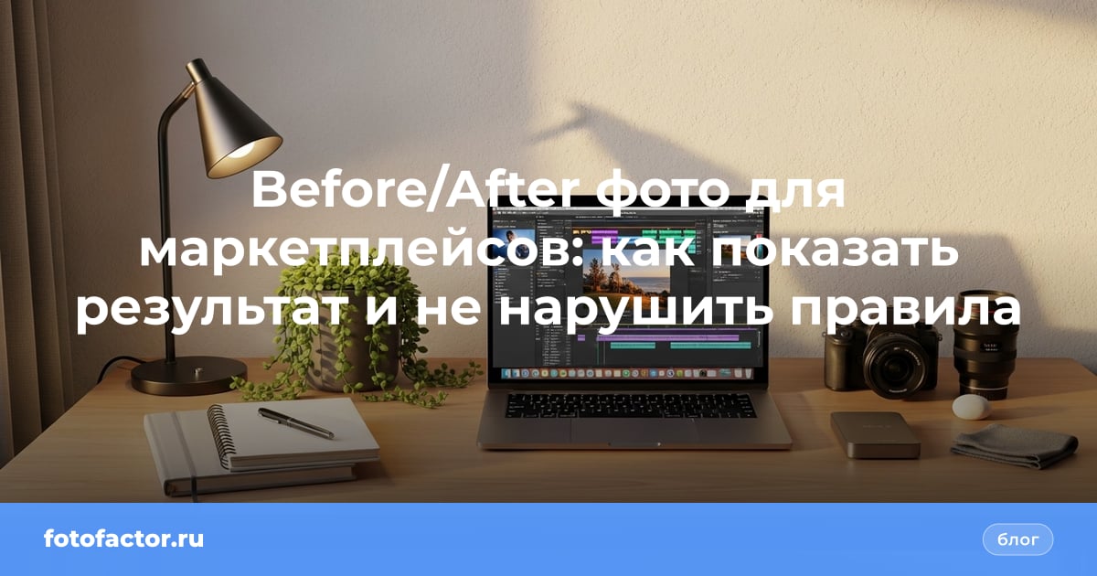 Before/After фото для маркетплейсов: как показать результат и не нарушить правила