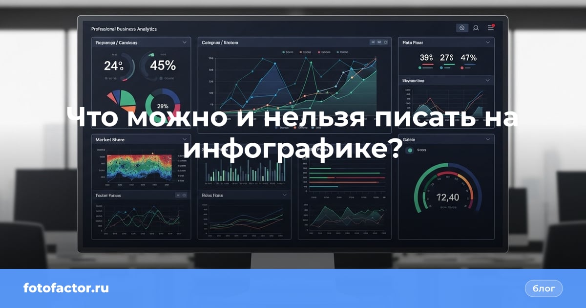 Что можно и нельзя писать на инфографике?