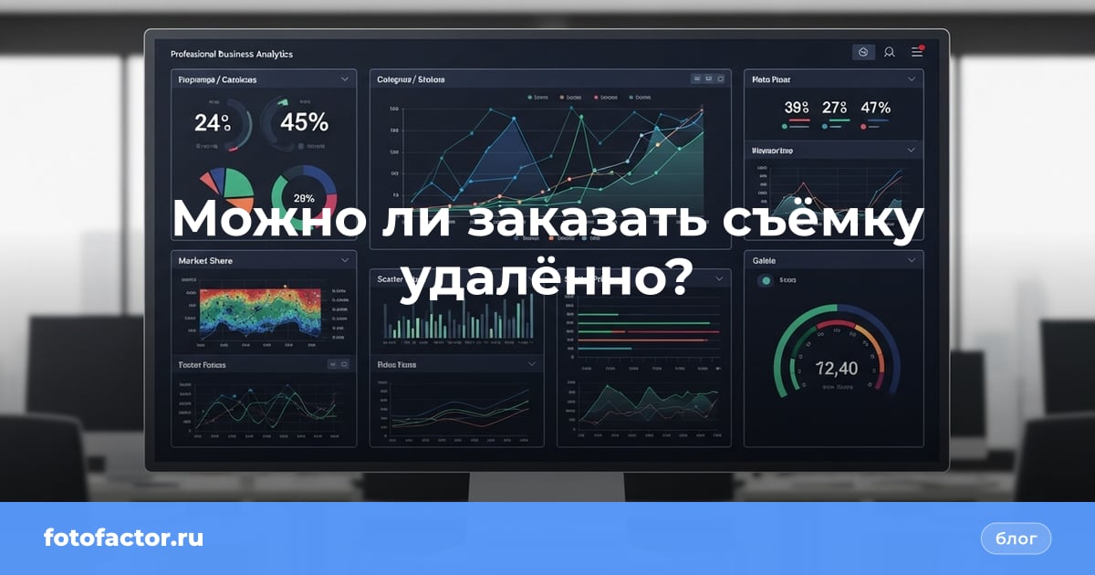 Можно ли заказать съёмку удалённо?