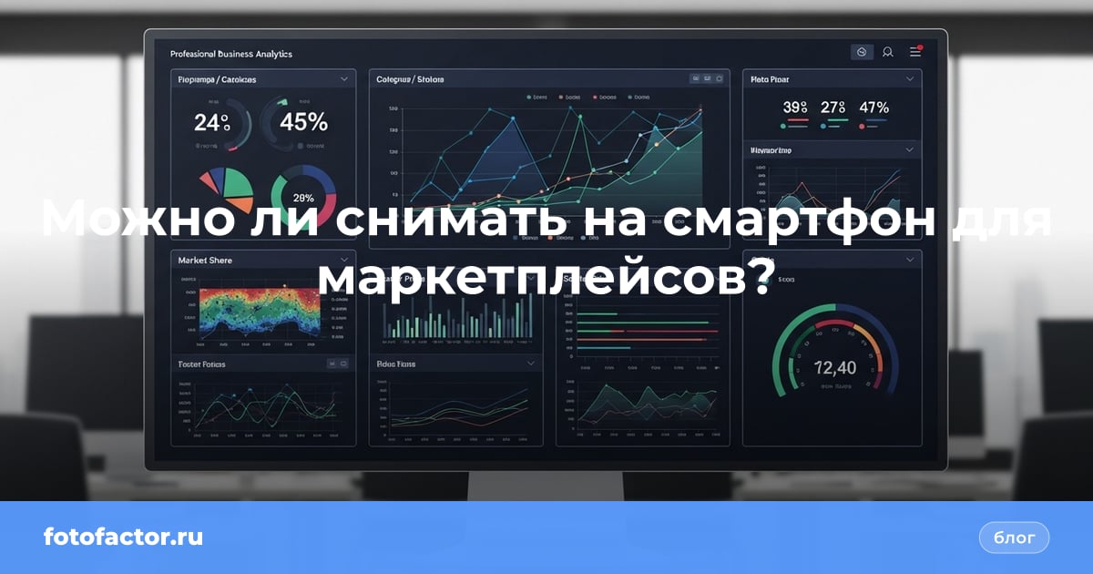 Можно ли снимать на смартфон для маркетплейсов?