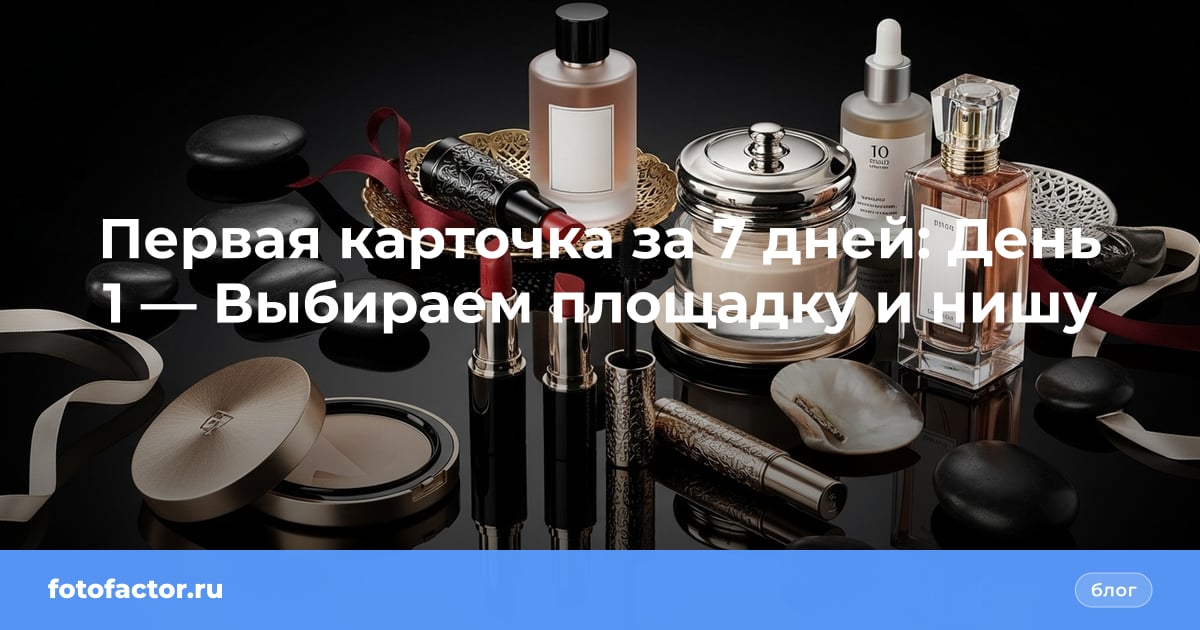Первая карточка за 7 дней: День 1 — Выбираем площадку и нишу