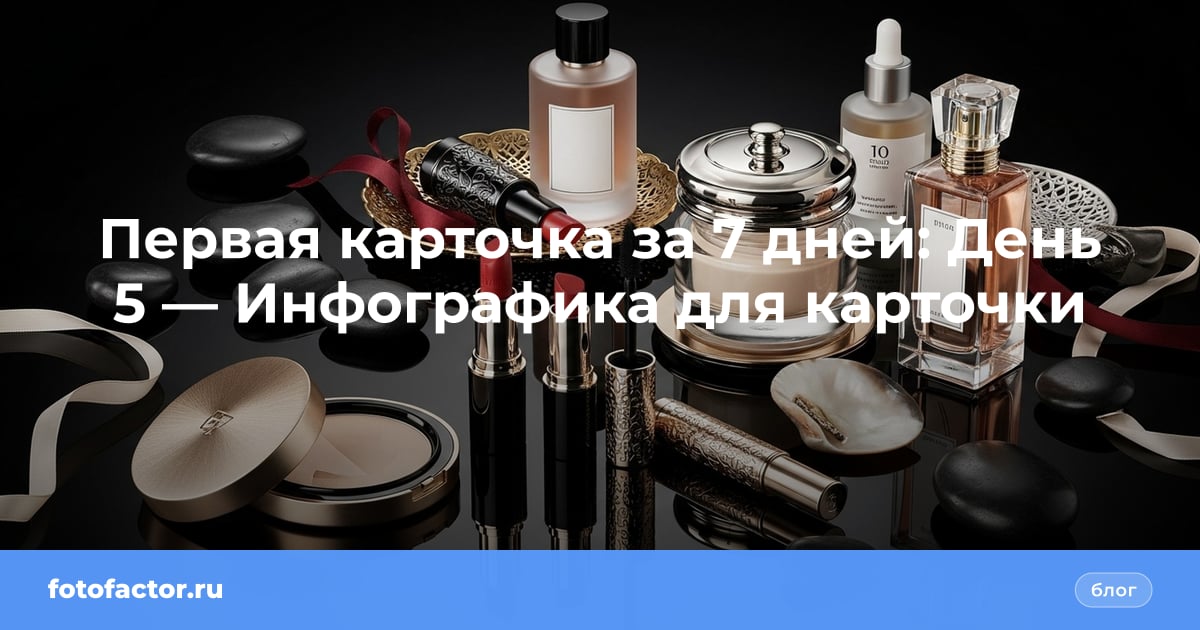 Первая карточка за 7 дней: День 5 — Инфографика для карточки