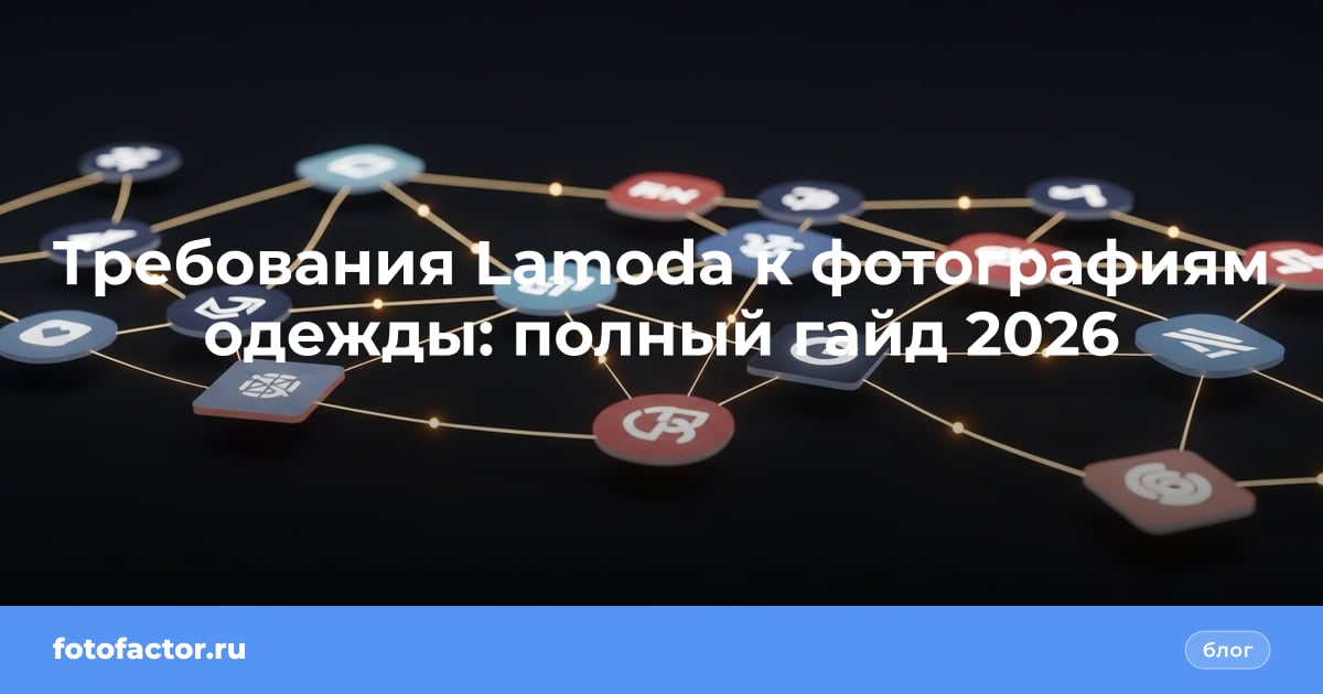 Требования Lamoda к фотографиям одежды: полный гайд 2026