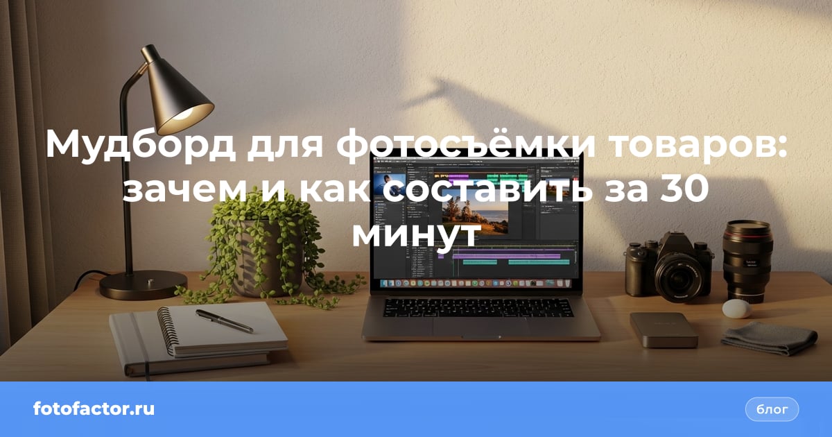 Мудборд для фотосъёмки товаров: зачем и как составить за 30 минут