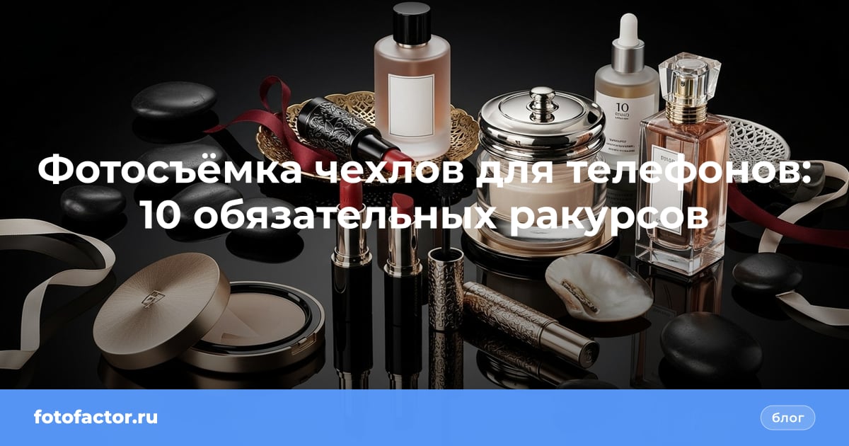 Фотосъёмка чехлов для телефонов: 10 обязательных ракурсов
