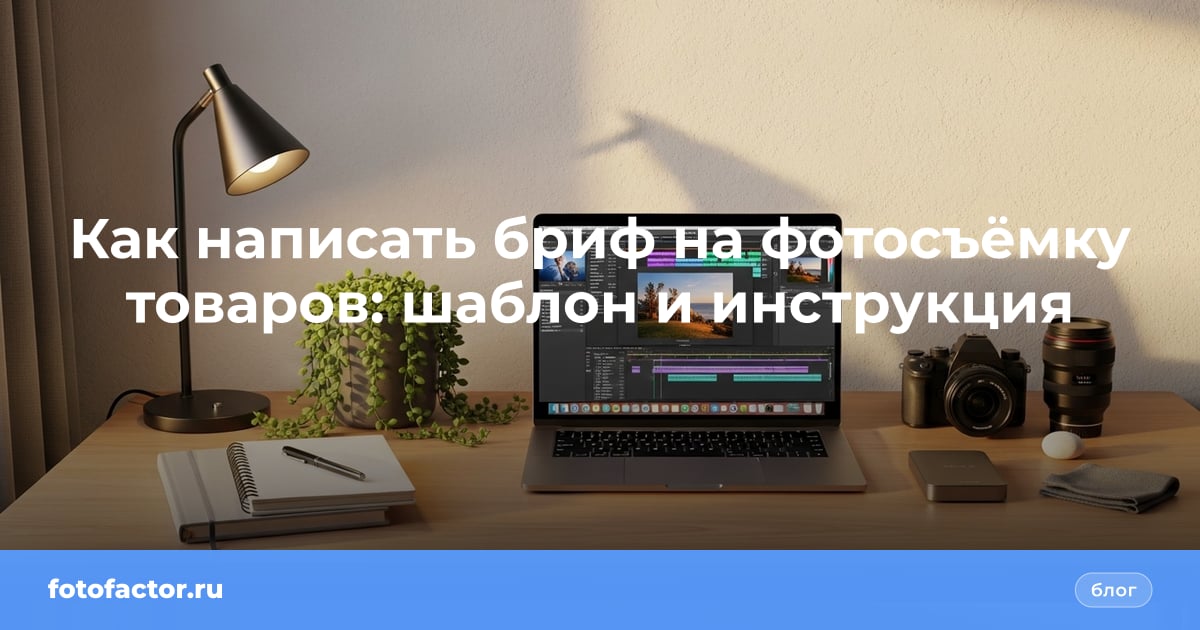 Как написать бриф на фотосъёмку товаров: шаблон и инструкция