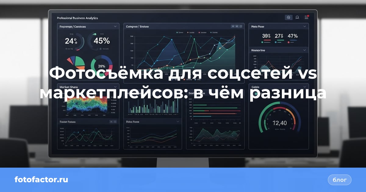 Фотосъёмка для соцсетей vs маркетплейсов: в чём разница