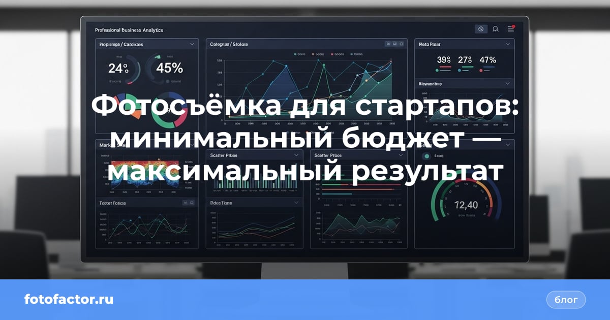 Фотосъёмка для стартапов: минимальный бюджет — максимальный результат