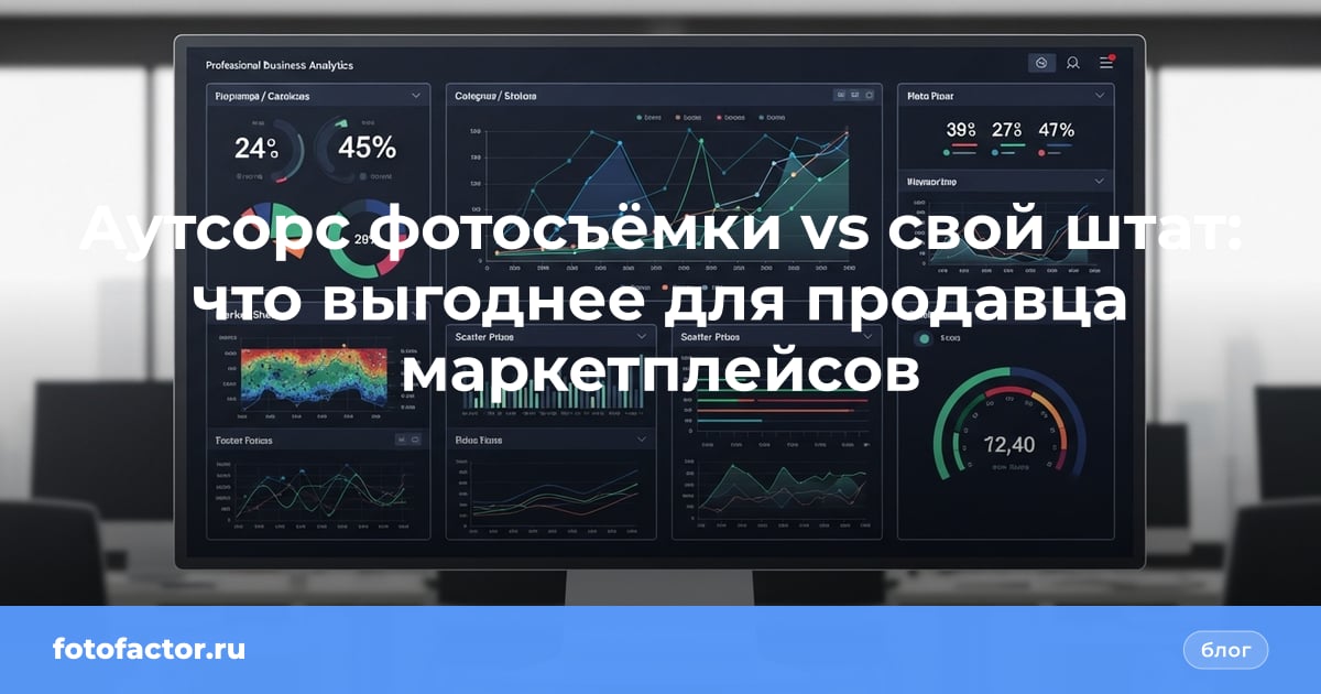 Аутсорс фотосъёмки vs свой штат: что выгоднее для продавца маркетплейсов
