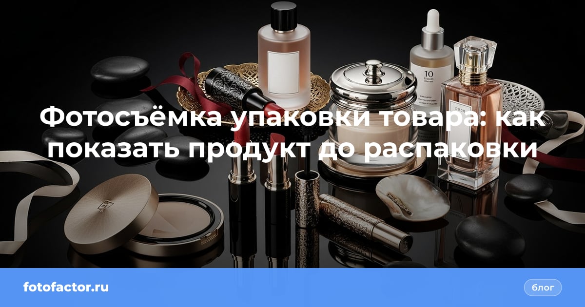 Фотосъёмка упаковки товара: как показать продукт до распаковки