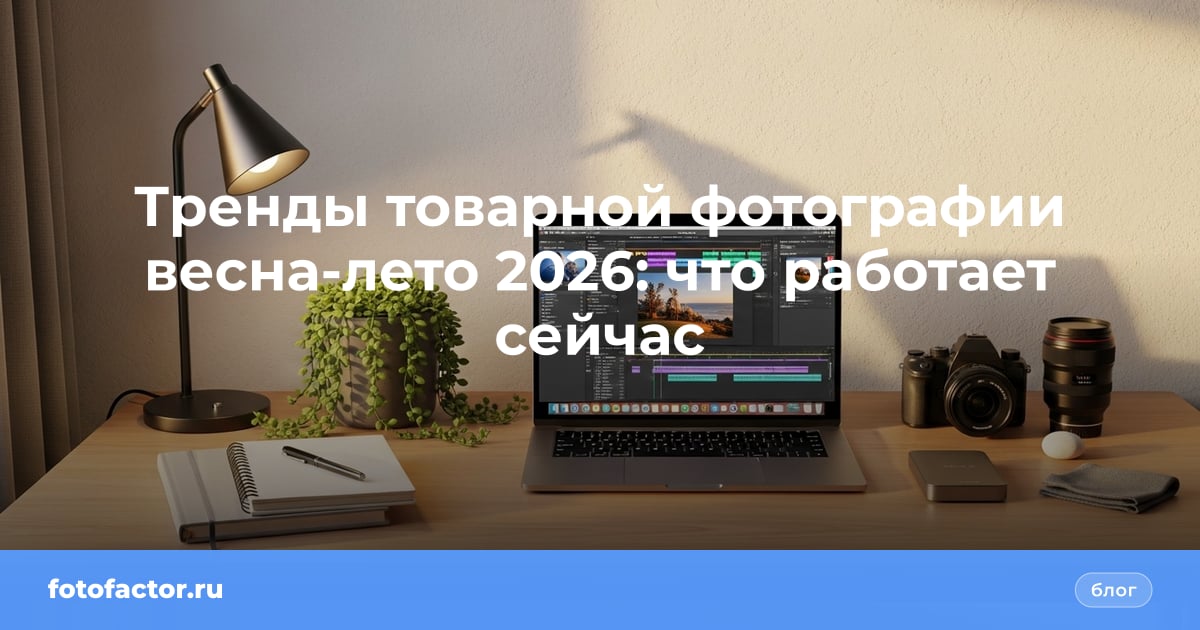 Тренды товарной фотографии весна-лето 2026: что работает сейчас