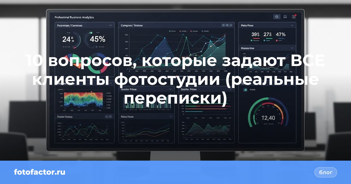 10 вопросов, которые задают ВСЕ клиенты фотостудии (реальные переписки)