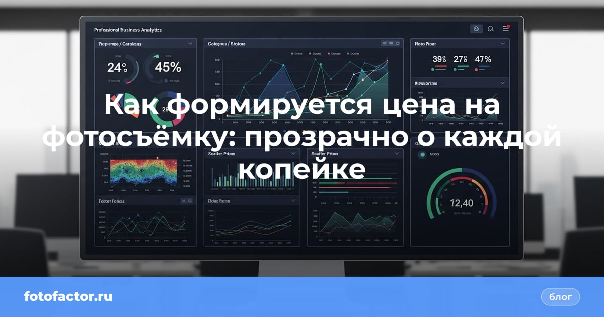 Как формируется цена на фотосъёмку: прозрачно о каждой копейке