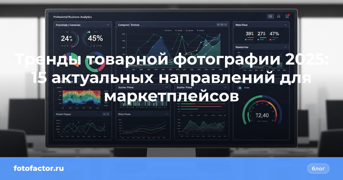 Тренды товарной фотографии 2025: 15 актуальных направлений для маркетплейсов