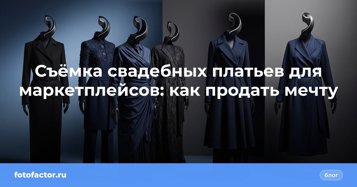 Съёмка свадебных платьев для маркетплейсов: как продать мечту