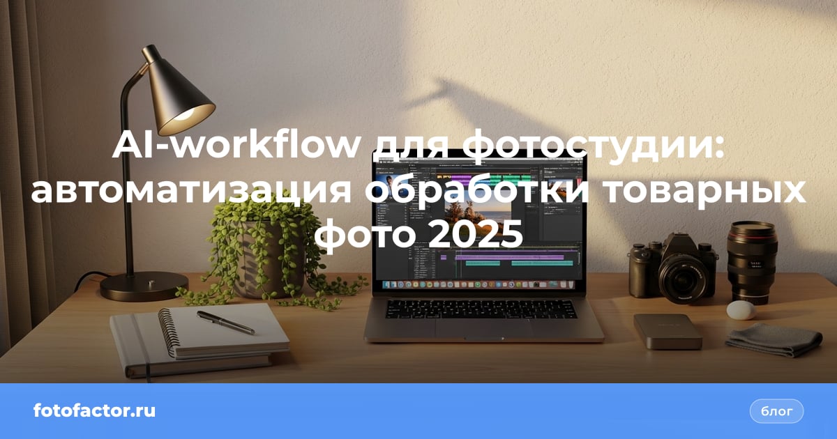 AI-workflow для фотостудии: автоматизация обработки товарных фото 2025