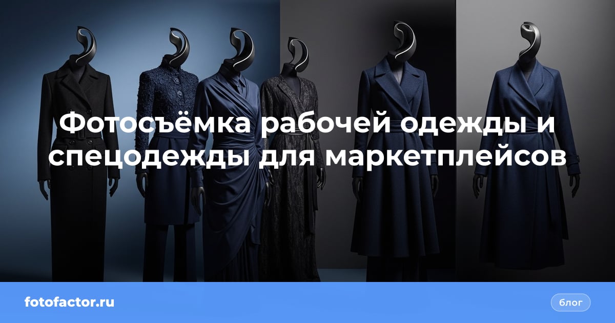 Фотосъёмка рабочей одежды и спецодежды для маркетплейсов