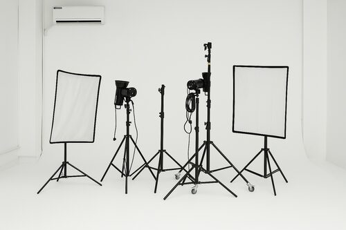 Зал предметной съёмки студии Фотофактор